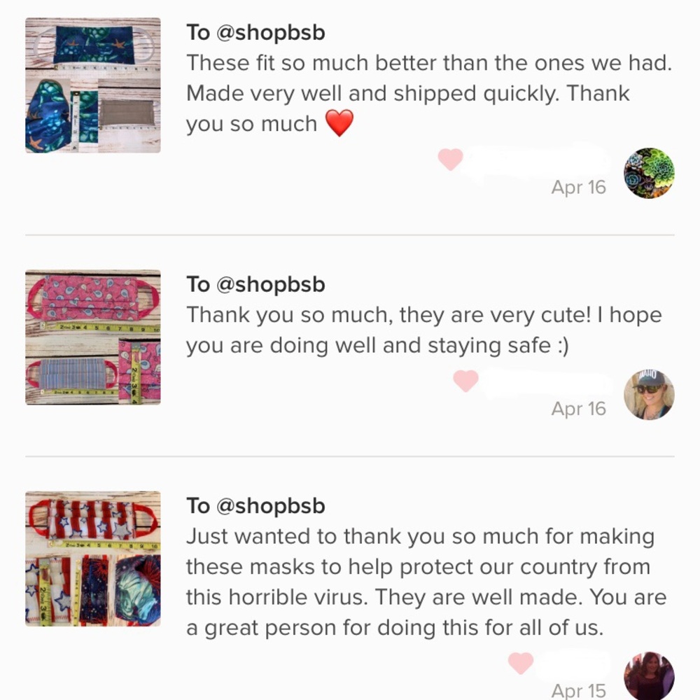 Adult white/black reversible fabric face mask - Picture 3 of 4